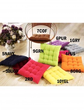 Multi-Colour Cotton Filled Seat Cushion